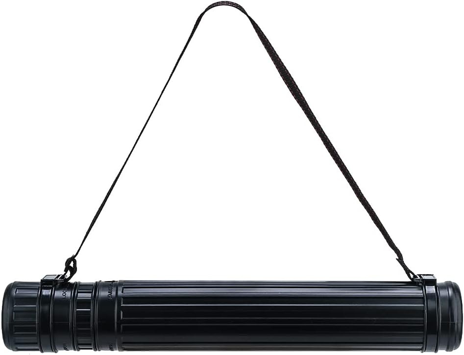 TRANSON Poster Tube Extendable 17 to 27 Document Blueprint Artwork Storage