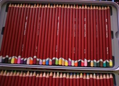 Derwent Pastel Pencils, 4mm Core, Metal Tin, 72 Count (32996)
