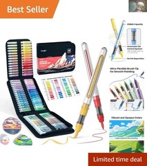 48 Vibrant Colors Acrylic Paint Markers Set – Multi-Surface Art Supplies