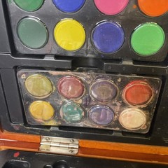 Classic Art Studio Artists Kit with Case And Colored Pencils Crayons Watercolors