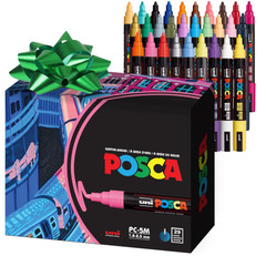 Uni Posca PC-5M Paint Markers Set of 29 Medium Tip Acrylic Art Pens All Surfaces