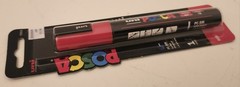 Uni Posca PC-5M Bullet Shaped 1.8- 2.5 mm Marker Color Red New