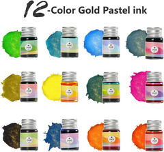 Glass Dip Ink Pen Calligraphy Set – 17 Pcs Kit with Rainbow Crystal Retro Carvin