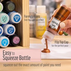 FolkArt Blue Sapphire Metallic Acrylic 2 Fl Oz (Pack of 1),