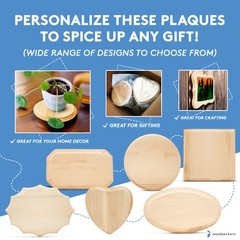 Unfinished Wood Rounds 8″, Round Wood Plaques for Crafts, Boards | Woodpeckers