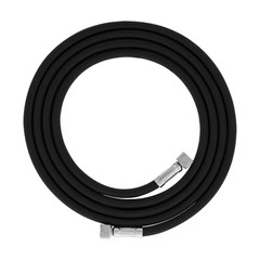 6′ BRAIDED AIRBRUSH HOSE 1/8″ Fitting Ends Coupling Fits Iwata Master Compressor