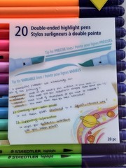 Staedtler 20-Pack Double-Ended Highlight Pens NEW in Pouch!