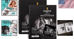 Adult Artists’ Sketchbook | Double Pad | 200 Sheets