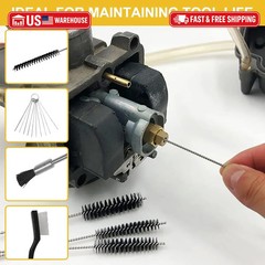 Set of Paint Gun Cleaning Kit, Dirt Jet Remove Cleaner, Airbrush Cleaning Kit wi