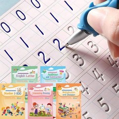 Magical Handwriting Workbooks Handwriting Practice Copybook Aid Magic Pen Reu…