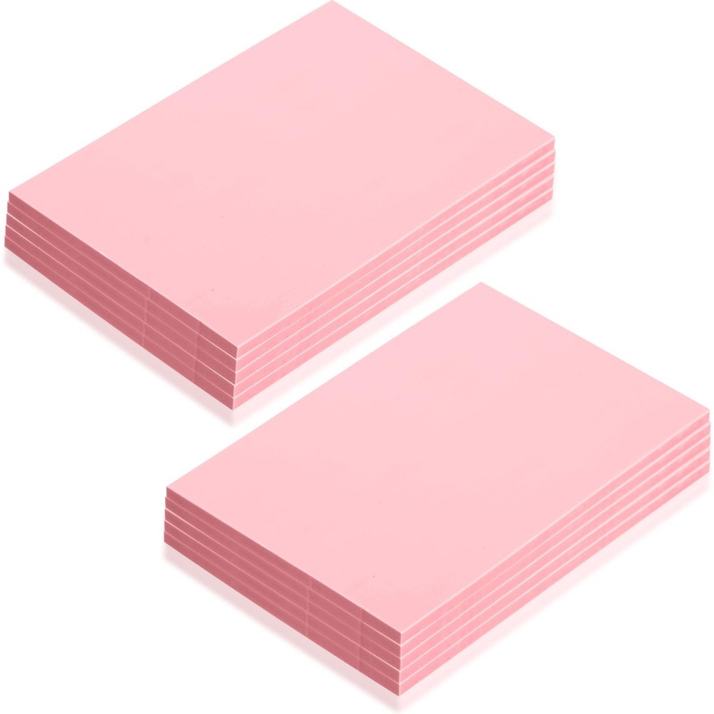 10 Pcs 4 x 6 Pink Soft Rubber Art Linoleum Carving Block Crafts