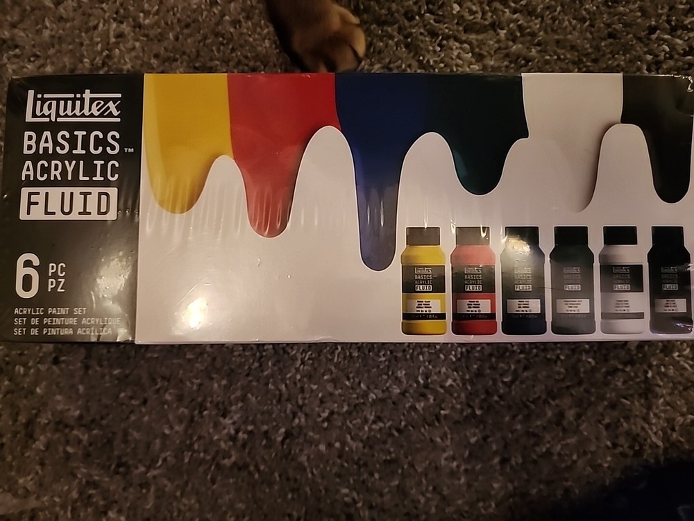 Liquitex Basics Acrylic Fluid, 6pc