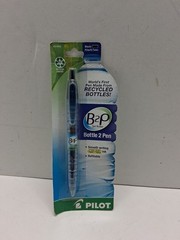 Pilot B2P Bottle-2-Pen Recycled Retractable Gel Ink Pen Black Ink .7mm 31601