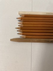 Vintage Coppercraft Guild Pencil Set of 9 Bonus Flat White and Charcoal White