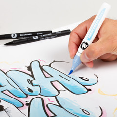 Molotow AQUA COLOR Brush Single Watercolor Ink Marker Graffiti Art Supplies