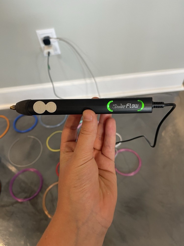 3Doodler Flow 3D Printing Pen Kit Assorted Filament