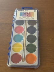 NEW UO Keebor Art Watercolor Paint Pack 12 Colors With Brush Art Crafts