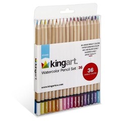 313-36 Artist Quality 36 Ct. Watercolor Pencil Set, 36 Unique Highly
