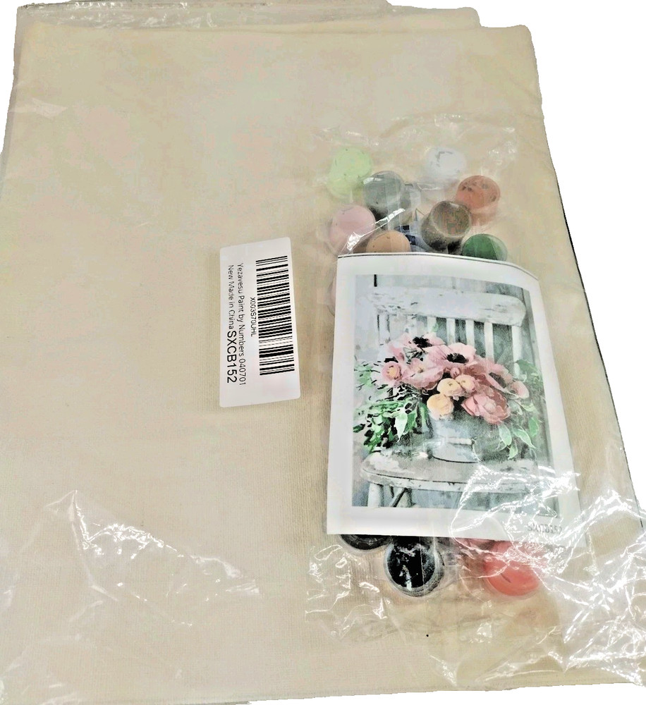 Floral Country Oil Paint By Numbers Kit Beautiful Scenery Design #SCCB152 New