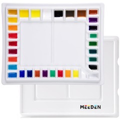 Professional Porcelain Watercolor Palette 13.5 x 10.8″