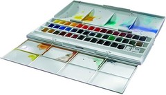 High-Quality Cotman Watercolor Set – 45 Half Pans with Brush for Vibrant Art