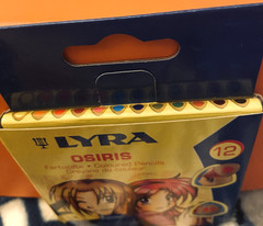 LYRA -Osiris- 12 Triangular Colored Pencils- 12 Colors- 3 mm. -New in Box
