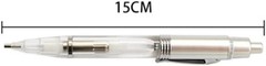Sluswallow 2Pcs LED DIY Diamond Picture Pen with Light, Large, Clear