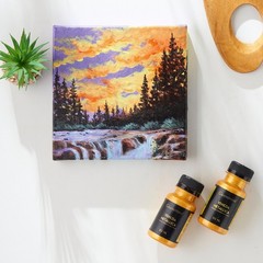 GRANOTONE Metallic Gold Acrylic Paint 1.69 fl oz 50 ml Gold 50ml