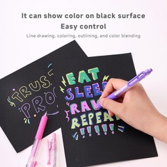 Retractable Acrylic Gel Pens for Coloring, 90 Colors Click Acrylic Paint Pens…