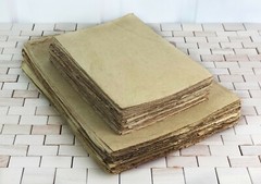 25 pack A4 A5 Antique Vintage Handmade Deckle Edge Paper Custom Stationery