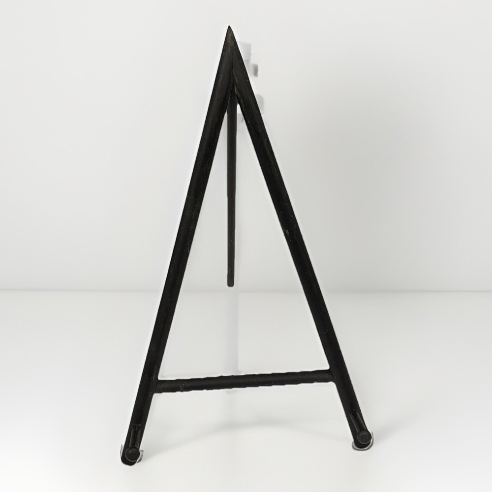 Black Wood Art Portrait Easel Medium