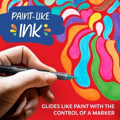 Sharpie Creative Markers, Water-based Acrylic, Bullet Tip, Office Product