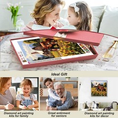 FHBUBPUP Farm Life Diamond Painting Kits 30 cm x 30 x 0.1 cm, Multicolored