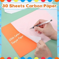 Reusable 30 Count Carbon Transfer Papers 8.5 x 11 – Clean & Clear Imprints