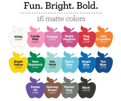 Apple Barrel, Vibrant Spectrum Collection Acrylic Craft Paint, 2 fl oz each, 16