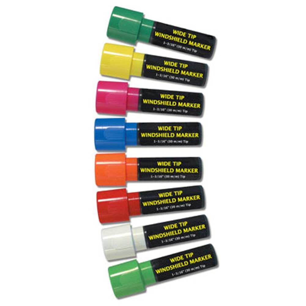 Wide Tip Windshield Markers