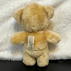 Vintage Sheaffer Eaton Textron Pens Bear Plush 4.5” Beige Teddy Stuffed Animal