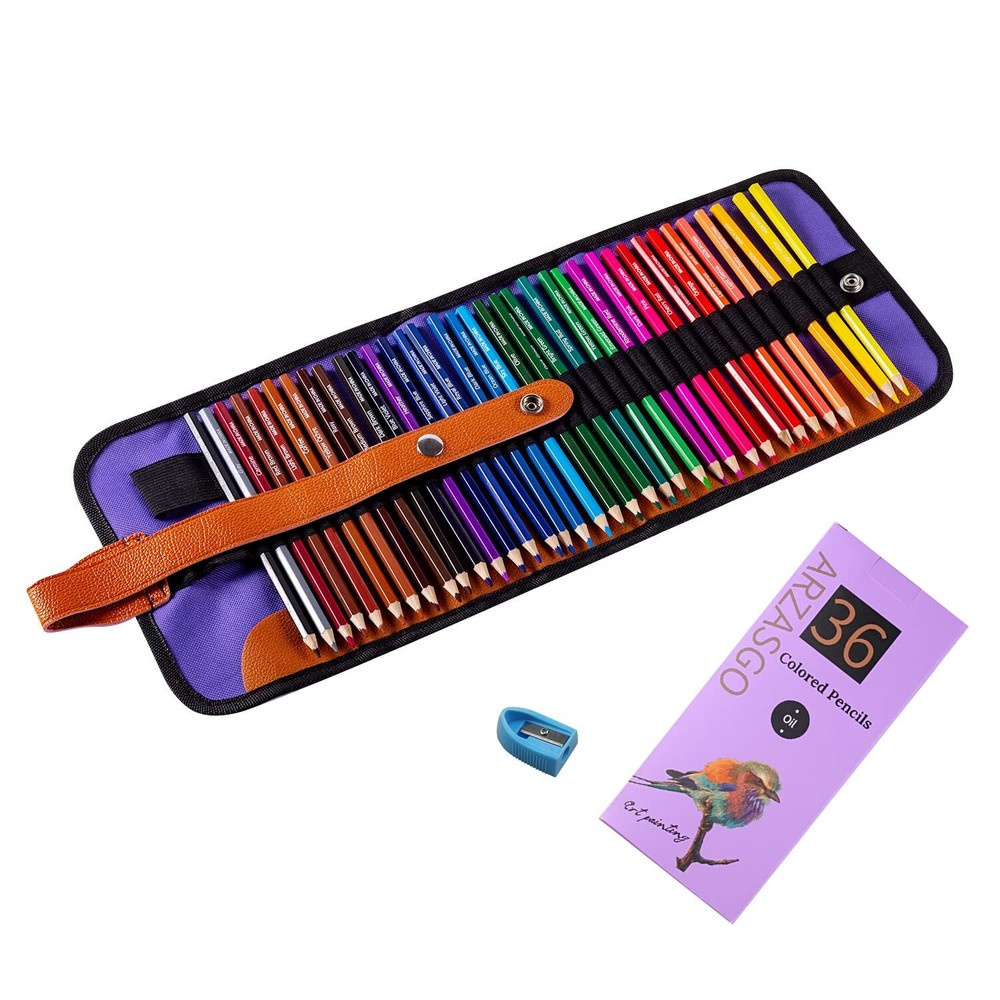 Colored Pencils Platinum Soft Core Artist Paint Drawing Oil-Based