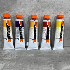 5 Royal Talens Cobra Study Water Mixable Oil Colour Paint 40 ml Tubes NEW Winsor