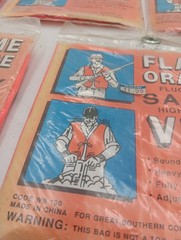 VTG 5x Universal Safety Vest High Visibility One Size Fits Most Flame Orange