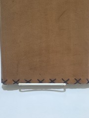 Brown Leather Stiched And Studded 8″x6″ Inch Journal-Art Sketch Book Thick Paper