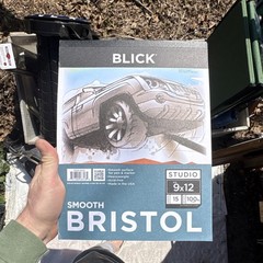Blick Studio Smooth Bristol Art Pad 9×12 15 Sheets 100lb 11319-2021