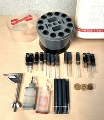 Huge 25 pc Vintage Koh-I-Noor Rapidograph H.R.S. Humidified Revolving Pen Set