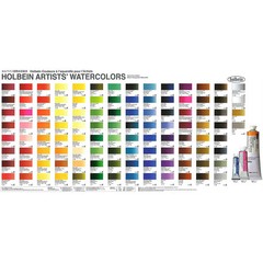 Holbein HWC Watercolor Paint Tubes 15ml – Choose from 108 Colors (Single Tube)