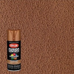 2 Pack of Krylon K02786007 Hammered Copper Fusion All-in-1 Spray Paint 12 oz.