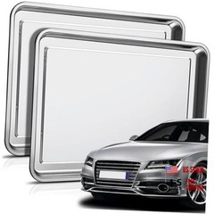 2 Pcs Stainless Steel Oil Drip Pan for Under Car 23.6×15.8 23.62×15.75 Inch