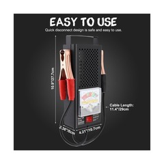 Yaegoo Car Battery Tester and Voltage Tester, Automotive Battery Load Checker…