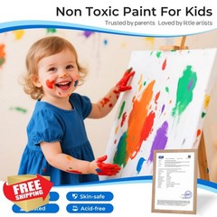 Smallbudi 15 Colors Washable Paint 10oz