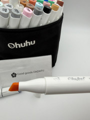 Rare 19 Colors Japan Limited Ohuhu 80 Pastel Markers Brush & Chisel B170 missing