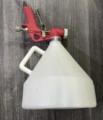 Air Hopper Spray Paint Gun 1.5 Gallon Texture Wall Painting Sprayer W/ 3 Nozzle